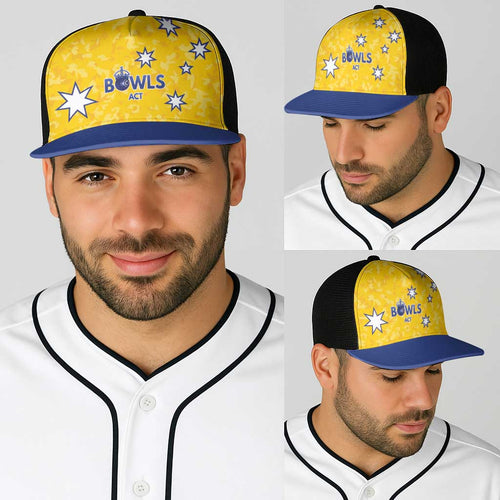 Australian ACT Lawn Bowls Baseball Net Cap Aussie Minimalist Style - Aussie Hoodie