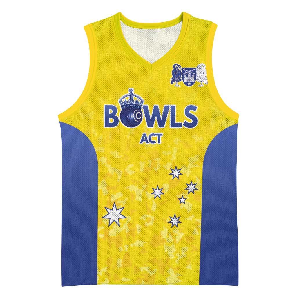 Australian ACT Lawn Bowls Custom Basketball Jersey Aussie Minimalist Style - Aussie Hoodie