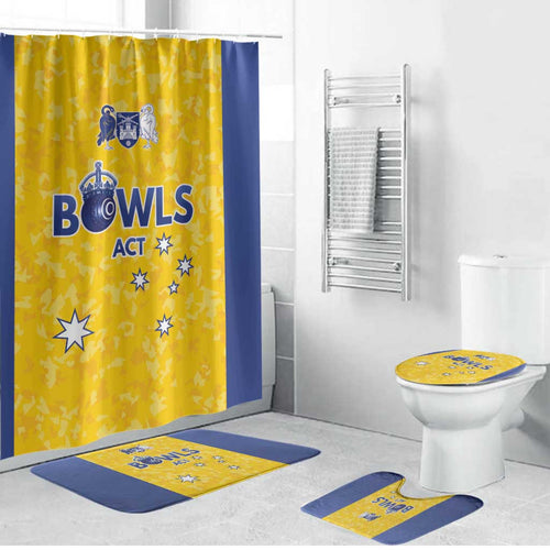 Australian ACT Lawn Bowls Bathroom Set Aussie Minimalist Style - Aussie Hoodie