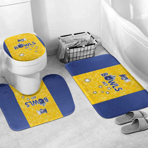 Australian ACT Lawn Bowls Bathroom Set Aussie Minimalist Style - Aussie Hoodie