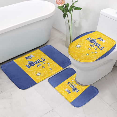 Australian ACT Lawn Bowls Bathroom Set Aussie Minimalist Style - Aussie Hoodie