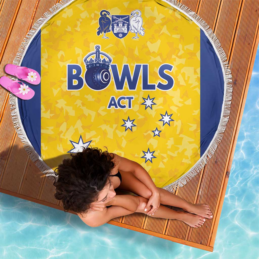 Australian ACT Lawn Bowls Beach Blanket Aussie Minimalist Style - Aussie Hoodie