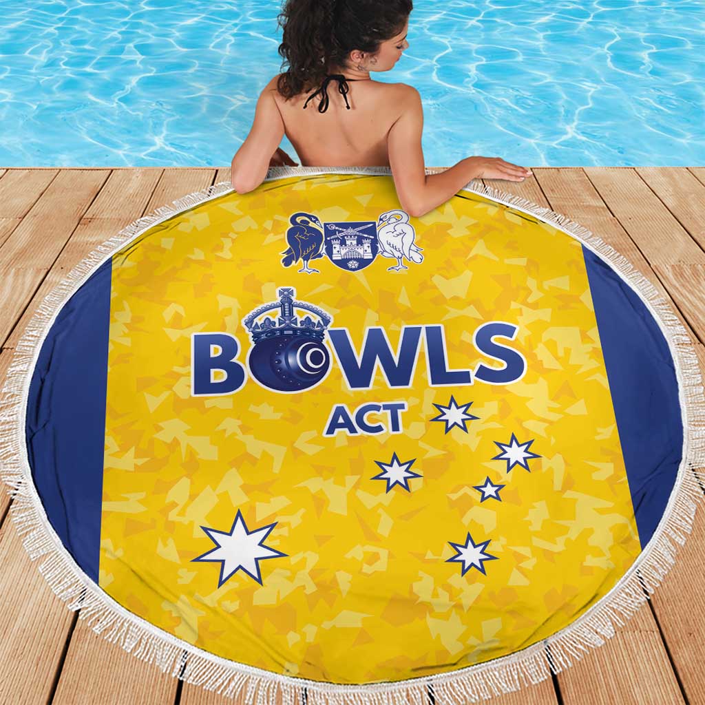Australian ACT Lawn Bowls Beach Blanket Aussie Minimalist Style - Aussie Hoodie