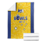 Australian ACT Lawn Bowls Blanket Aussie Minimalist Style - Aussie Hoodie