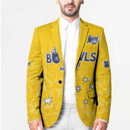Australian ACT Lawn Bowls Custom Blazer Aussie Minimalist Style - Aussie Hoodie