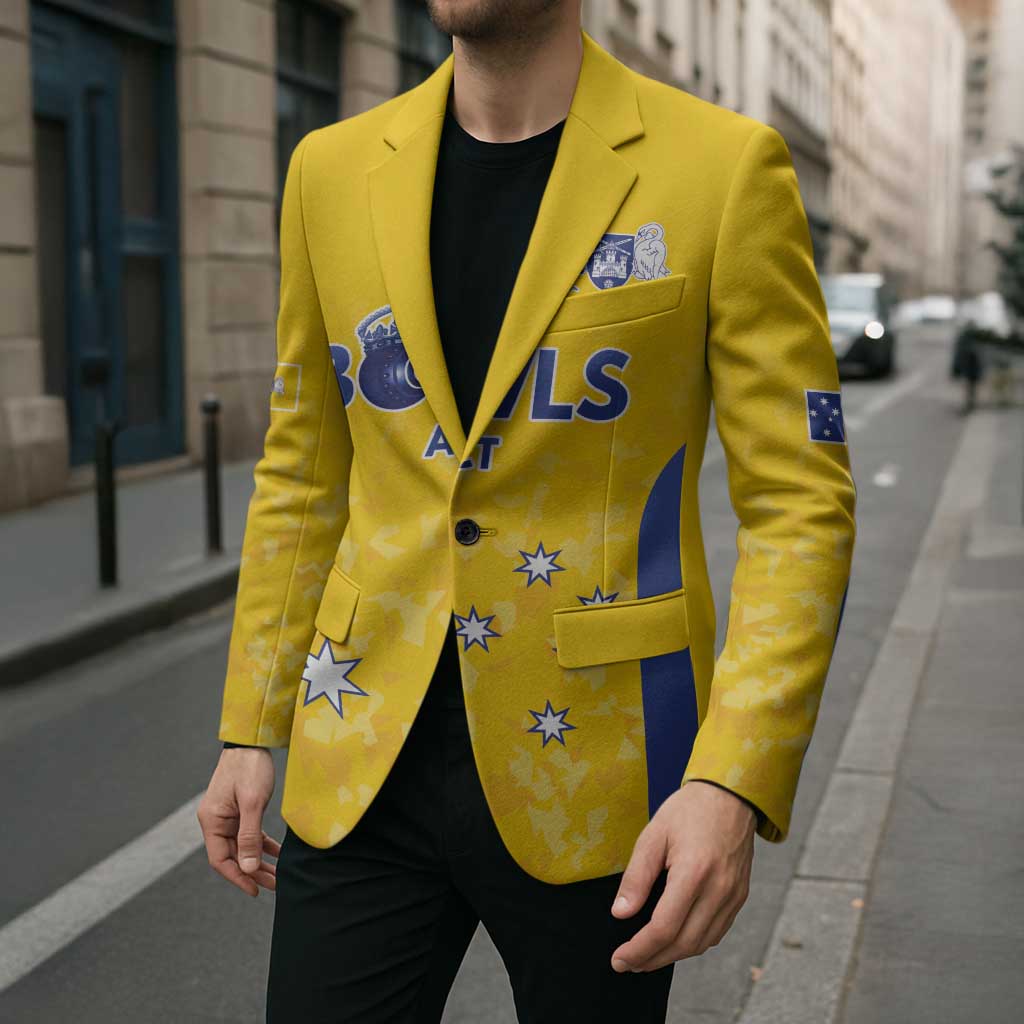 Australian ACT Lawn Bowls Custom Blazer Aussie Minimalist Style - Aussie Hoodie