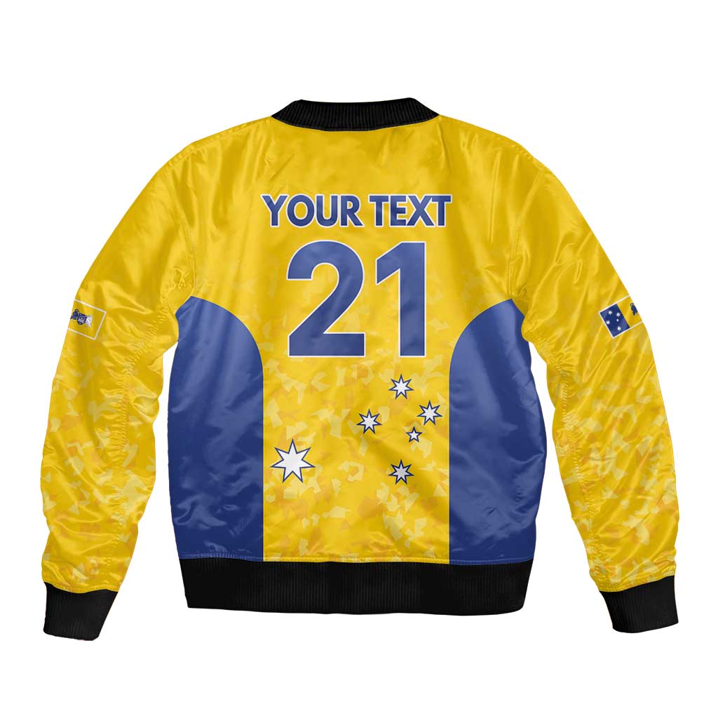 Australian ACT Lawn Bowls Custom Bomber Jacket Aussie Minimalist Style - Aussie Hoodie