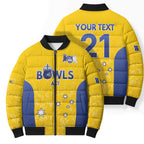 Australian ACT Lawn Bowls Custom Bomber Puffer Jacket Aussie Minimalist Style - Aussie Hoodie