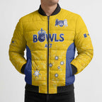 Australian ACT Lawn Bowls Custom Bomber Puffer Jacket Aussie Minimalist Style - Aussie Hoodie