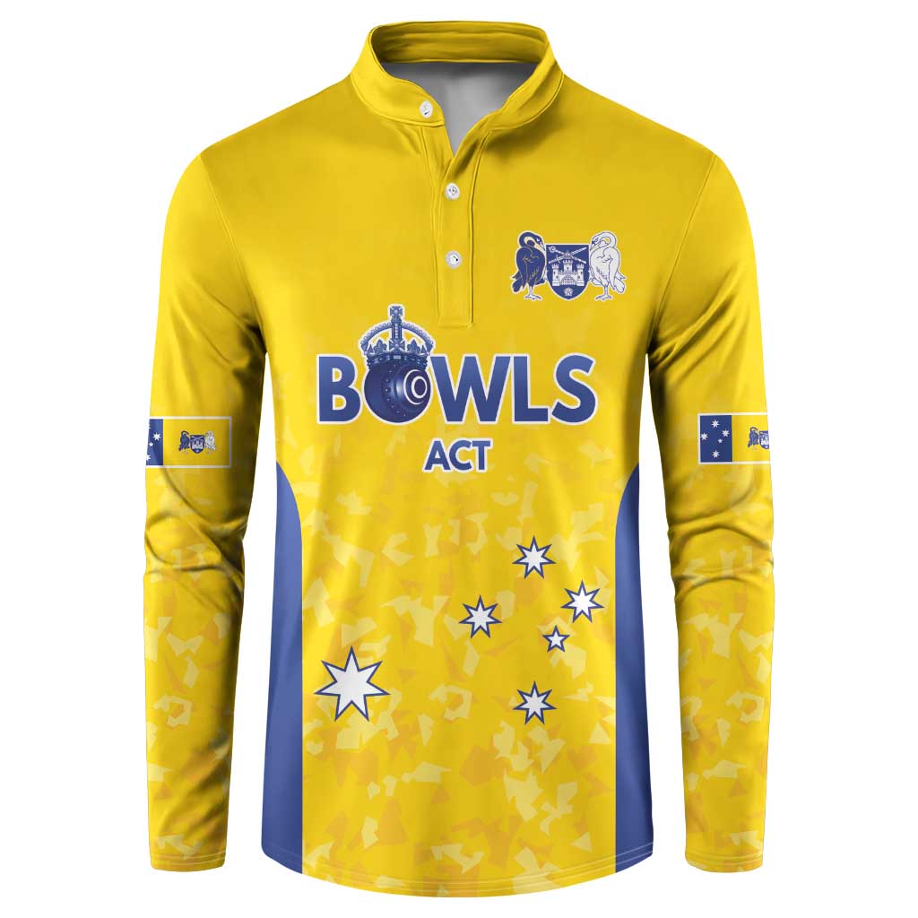 Australian ACT Lawn Bowls Custom Button Sweatshirt Aussie Minimalist Style - Aussie Hoodie