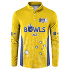 Australian ACT Lawn Bowls Custom Button Sweatshirt Aussie Minimalist Style - Aussie Hoodie