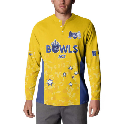 Australian ACT Lawn Bowls Custom Button Sweatshirt Aussie Minimalist Style - Aussie Hoodie