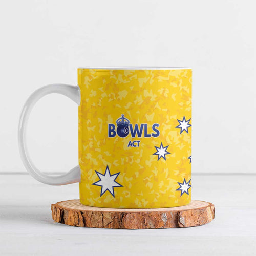 Australian ACT Lawn Bowls Custom Ceramic Mug Aussie Minimalist Style - Aussie Hoodie