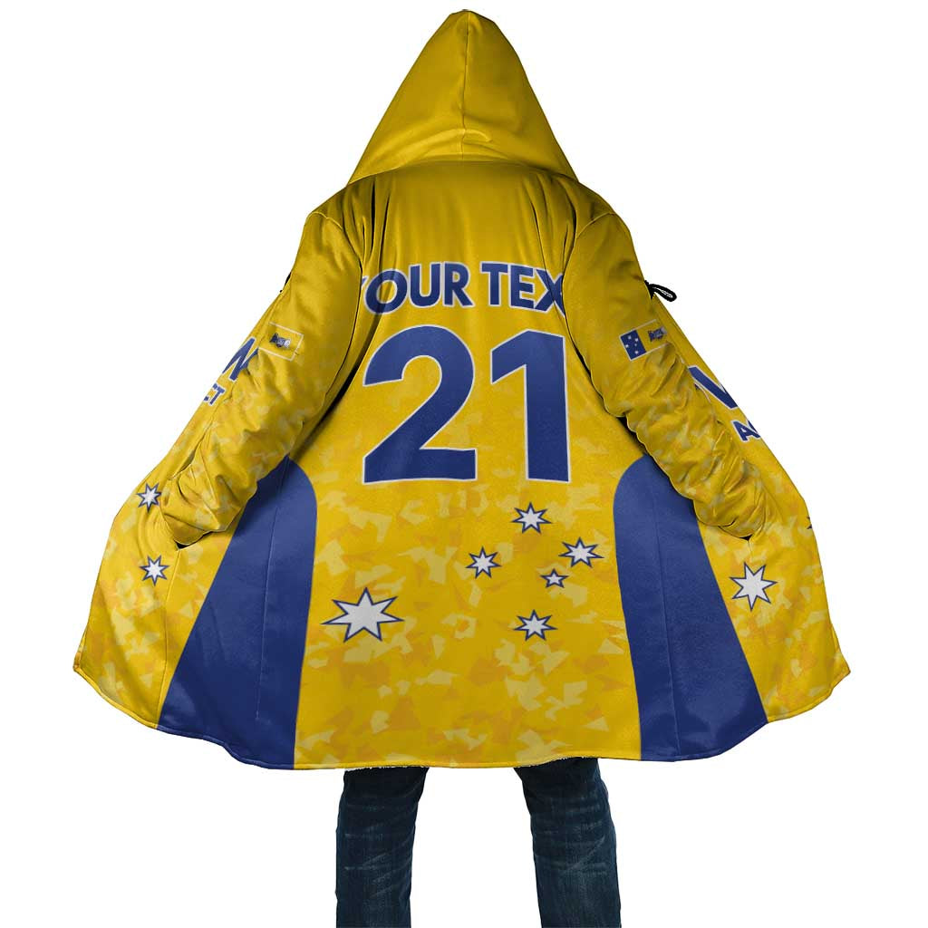 Australian ACT Lawn Bowls Custom Cloak Aussie Minimalist Style - Aussie Hoodie
