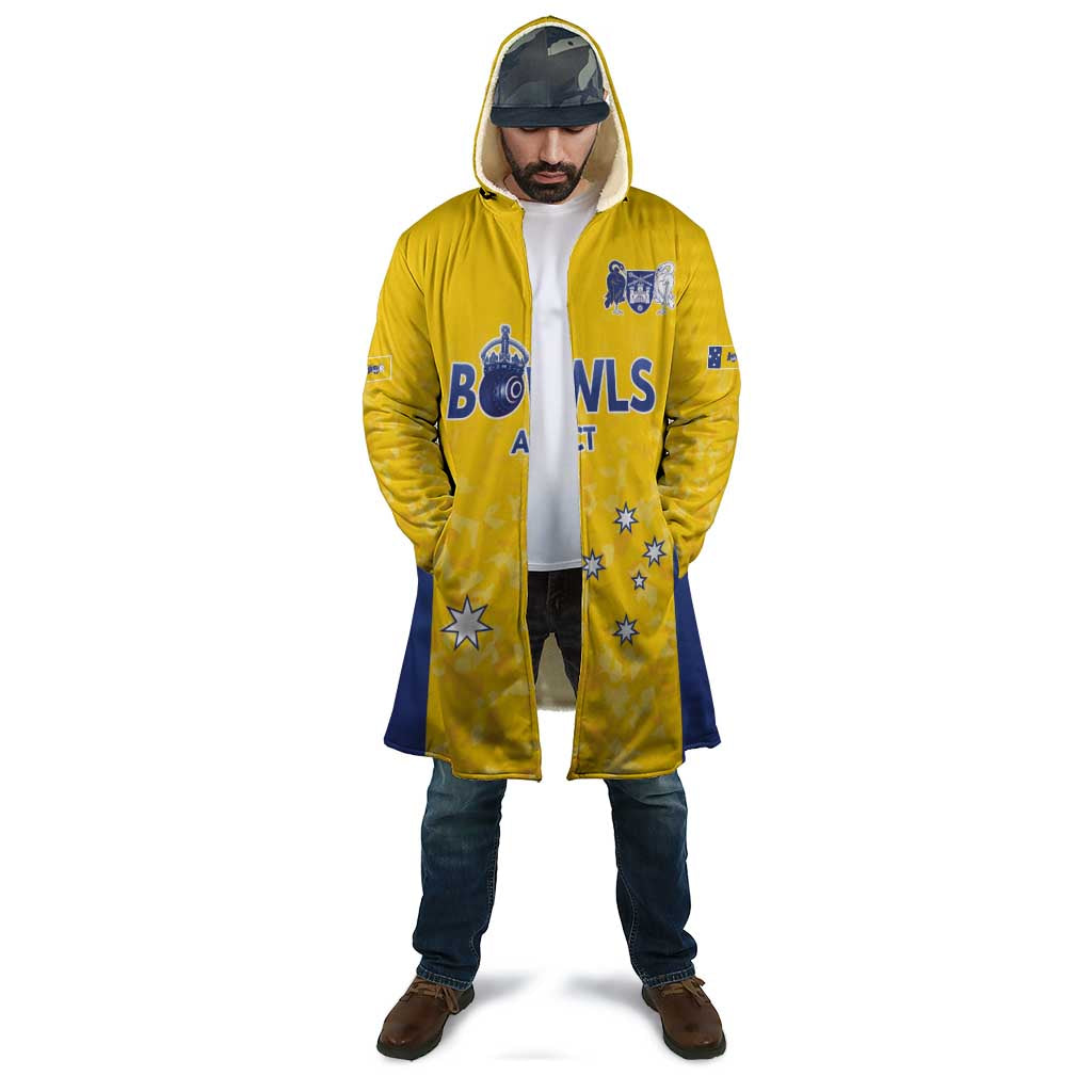 Australian ACT Lawn Bowls Custom Cloak Aussie Minimalist Style - Aussie Hoodie
