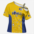 Australian ACT Lawn Bowls Custom Cross Shoulder Shirt Aussie Minimalist Style - Aussie Hoodie