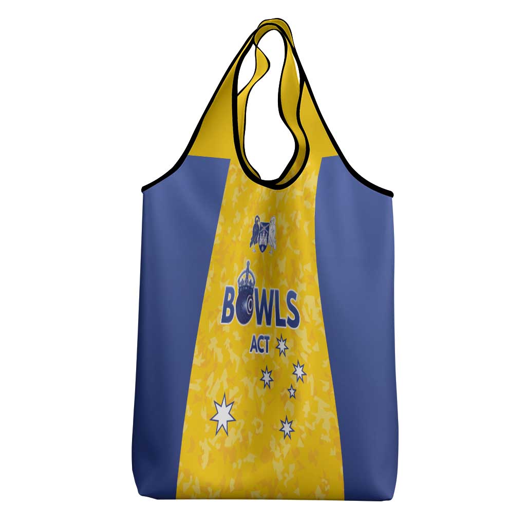 Australian ACT Lawn Bowls Grocery Bag Aussie Minimalist Style - Aussie Hoodie
