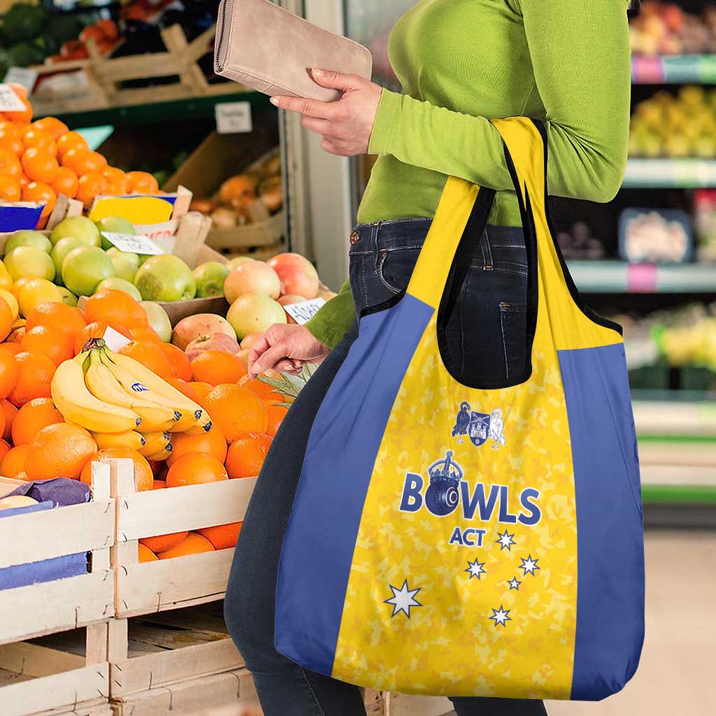 Australian ACT Lawn Bowls Grocery Bag Aussie Minimalist Style - Aussie Hoodie