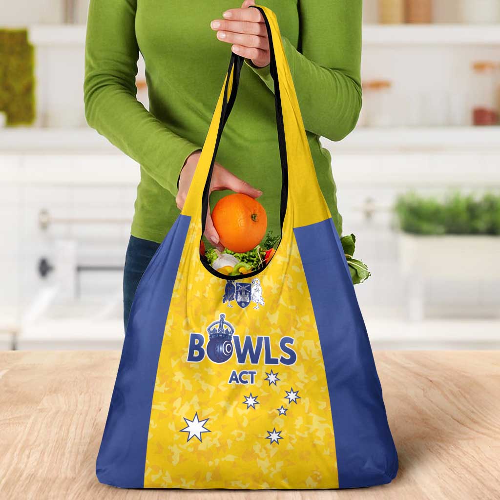 Australian ACT Lawn Bowls Grocery Bag Aussie Minimalist Style - Aussie Hoodie