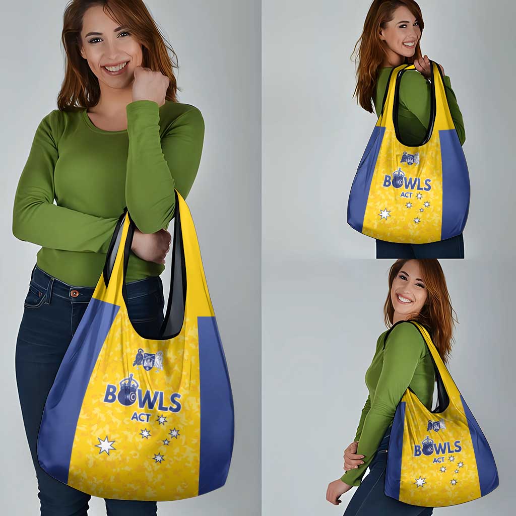Australian ACT Lawn Bowls Grocery Bag Aussie Minimalist Style - Aussie Hoodie