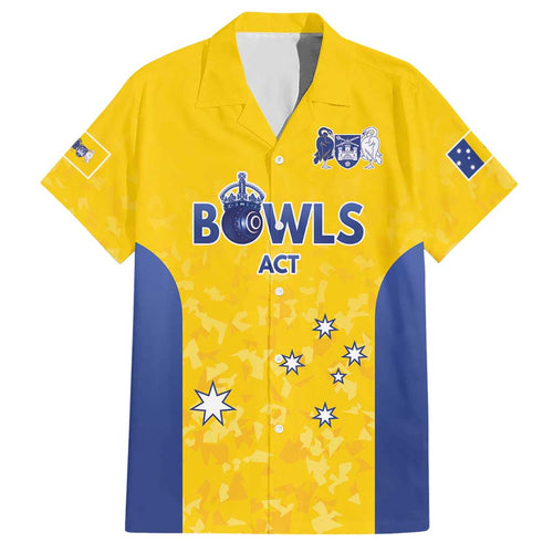 Australian ACT Lawn Bowls Custom Hawaiian Shirt Aussie Minimalist Style - Aussie Hoodie