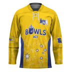 Australian ACT Lawn Bowls Custom Hockey Jersey Aussie Minimalist Style - Aussie Hoodie