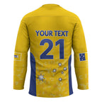 Australian ACT Lawn Bowls Custom Hockey Jersey Aussie Minimalist Style - Aussie Hoodie