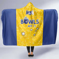 Australian ACT Lawn Bowls Hooded Blanket Aussie Minimalist Style - Aussie Hoodie