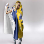 Australian ACT Lawn Bowls Hooded Blanket Aussie Minimalist Style - Aussie Hoodie