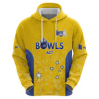 Australian ACT Lawn Bowls Custom Hoodie Aussie Minimalist Style - Aussie Hoodie