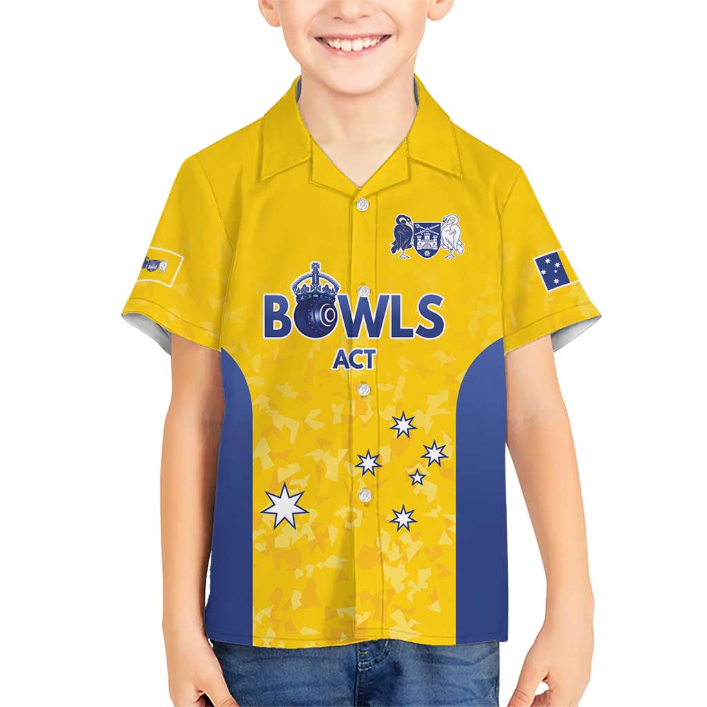 Australian ACT Lawn Bowls Custom Kid Hawaiian Shirt Aussie Minimalist Style - Aussie Hoodie
