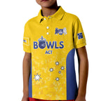 Australian ACT Lawn Bowls Custom Kid Polo Shirt Aussie Minimalist Style - Aussie Hoodie