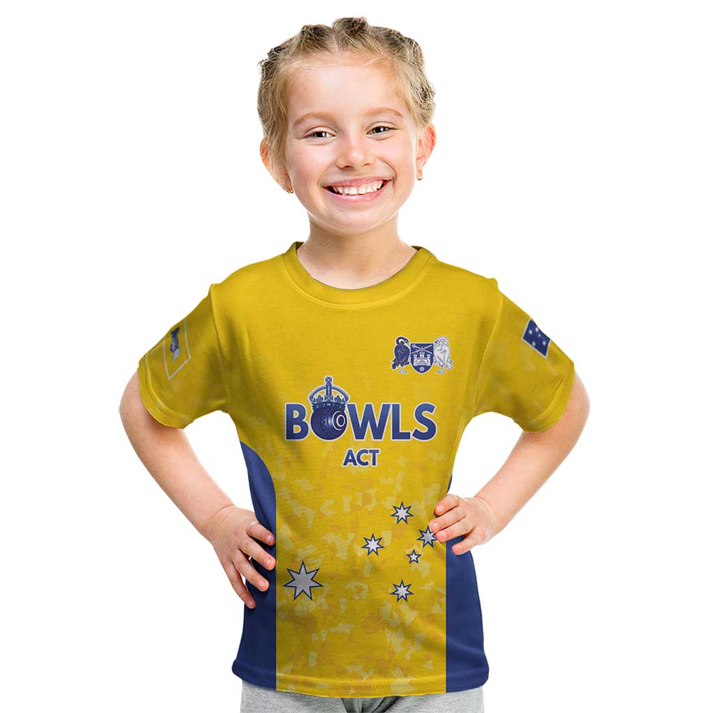Australian ACT Lawn Bowls Custom Kid T Shirt Aussie Minimalist Style - Aussie Hoodie