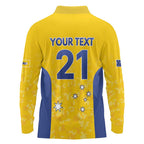 Australian ACT Lawn Bowls Custom Long Sleeve Polo Shirt Aussie Minimalist Style - Aussie Hoodie