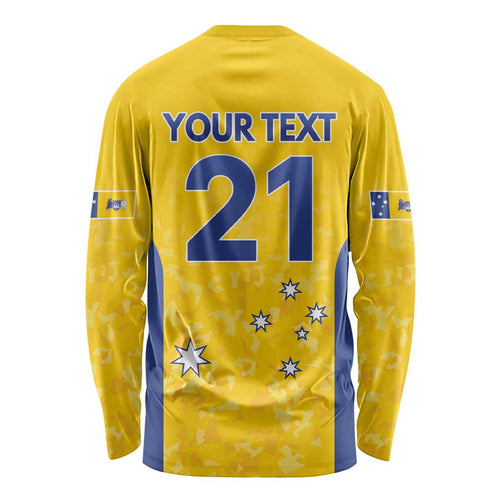 Australian ACT Lawn Bowls Custom Long Sleeve Shirt Aussie Minimalist Style - Aussie Hoodie