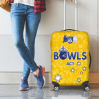 Australian ACT Lawn Bowls Luggage Cover Aussie Minimalist Style - Aussie Hoodie