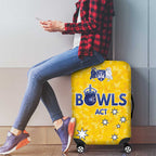 Australian ACT Lawn Bowls Luggage Cover Aussie Minimalist Style - Aussie Hoodie