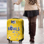 Australian ACT Lawn Bowls Luggage Cover Aussie Minimalist Style - Aussie Hoodie