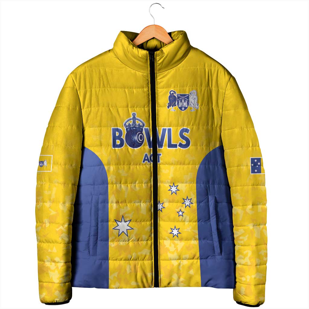 Australian ACT Lawn Bowls Custom Padded Jacket Aussie Minimalist Style - Aussie Hoodie