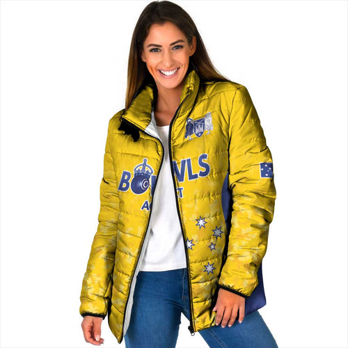 Australian ACT Lawn Bowls Custom Padded Jacket Aussie Minimalist Style - Aussie Hoodie