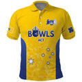 Australian ACT Lawn Bowls Custom Polo Shirt Aussie Minimalist Style - Aussie Hoodie