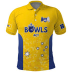 Australian ACT Lawn Bowls Custom Polo Shirt Aussie Minimalist Style - Aussie Hoodie