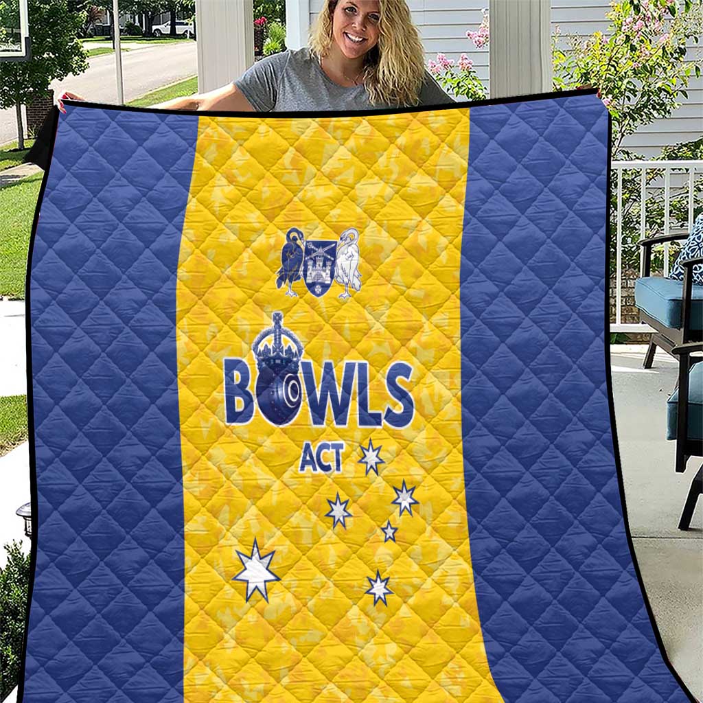 Australian ACT Lawn Bowls Quilt Aussie Minimalist Style - Aussie Hoodie