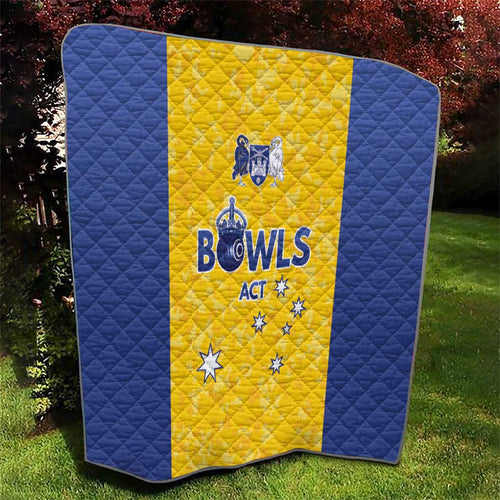 Australian ACT Lawn Bowls Quilt Aussie Minimalist Style - Aussie Hoodie