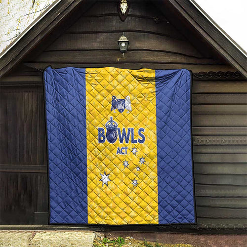 Australian ACT Lawn Bowls Quilt Aussie Minimalist Style - Aussie Hoodie