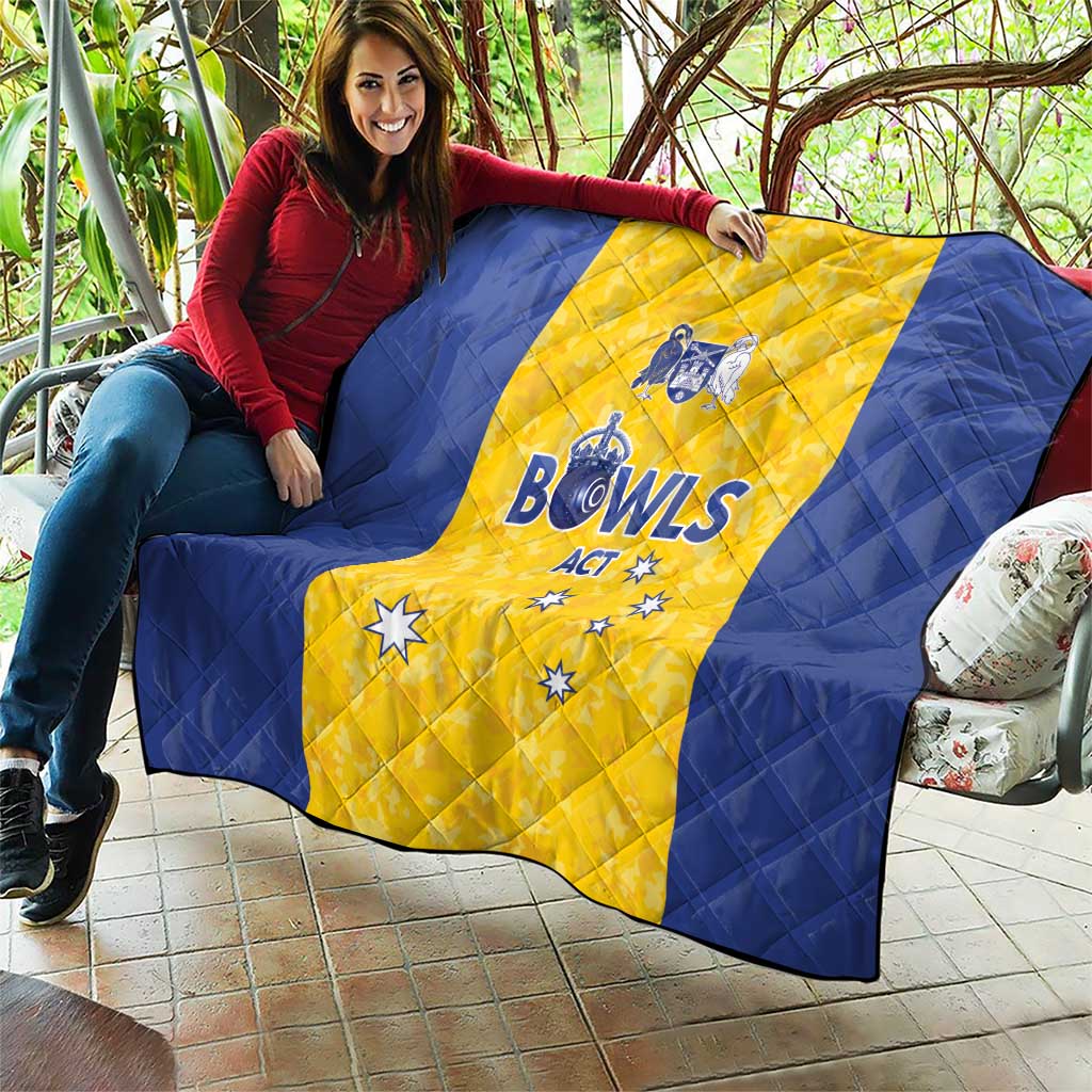 Australian ACT Lawn Bowls Quilt Aussie Minimalist Style - Aussie Hoodie