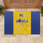 Australian ACT Lawn Bowls Rubber Doormat Aussie Minimalist Style - Aussie Hoodie