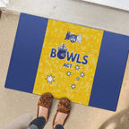 Australian ACT Lawn Bowls Rubber Doormat Aussie Minimalist Style - Aussie Hoodie