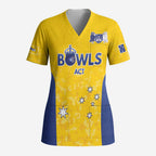 Australian ACT Lawn Bowls Custom Scrub Top Aussie Minimalist Style - Aussie Hoodie