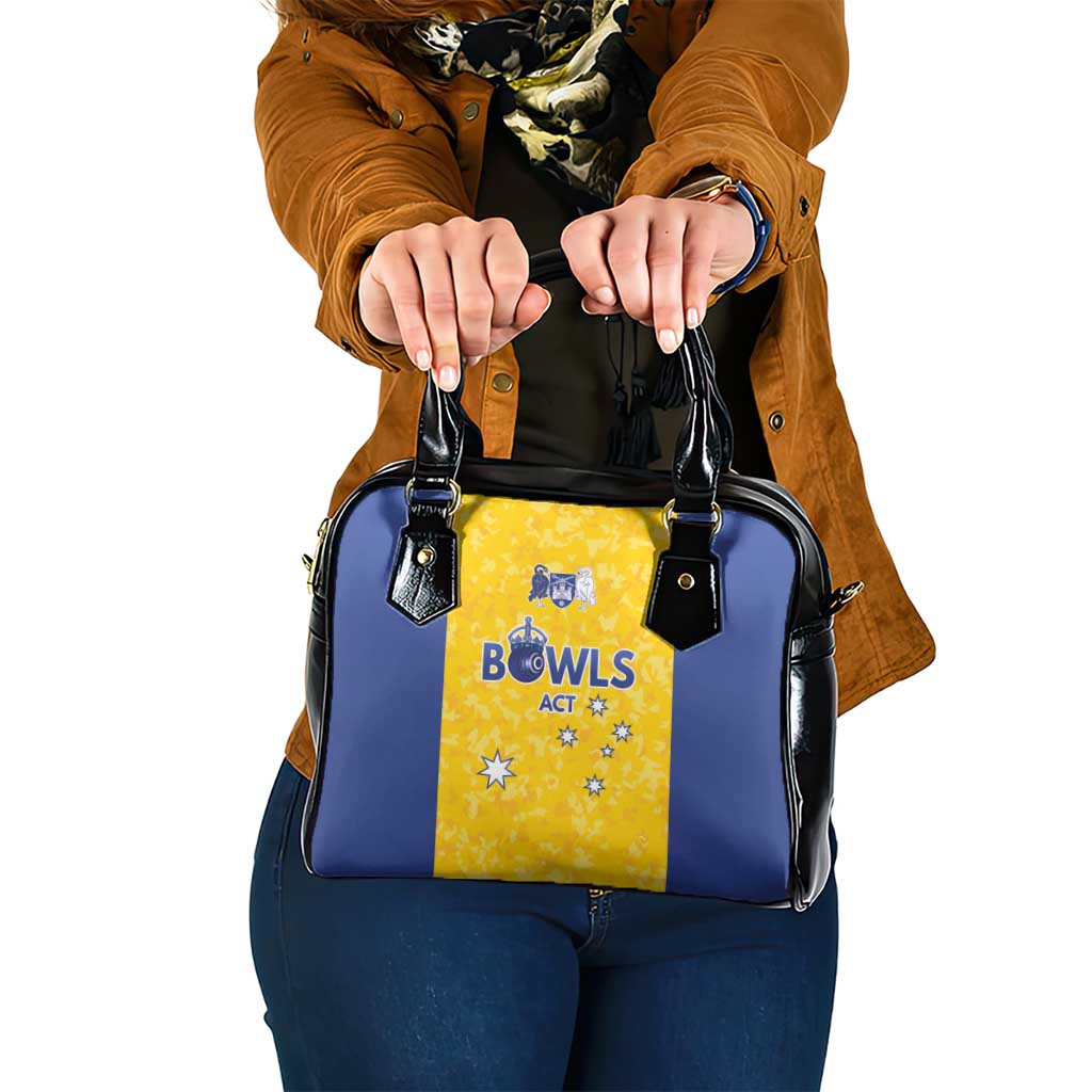 Australian ACT Lawn Bowls Shoulder Handbag Aussie Minimalist Style - Aussie Hoodie